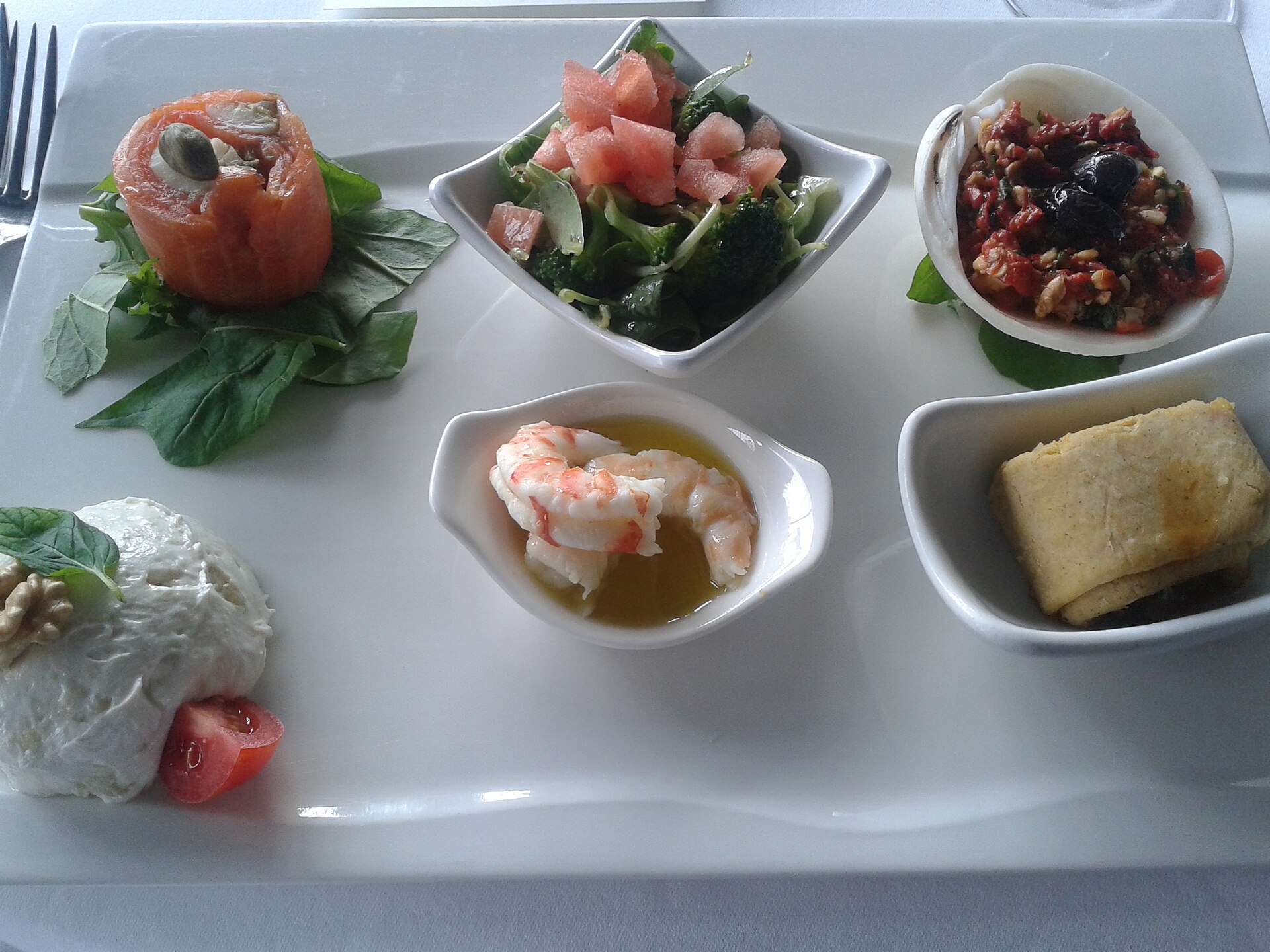 Greek meze and local dishes in the Peloponnese