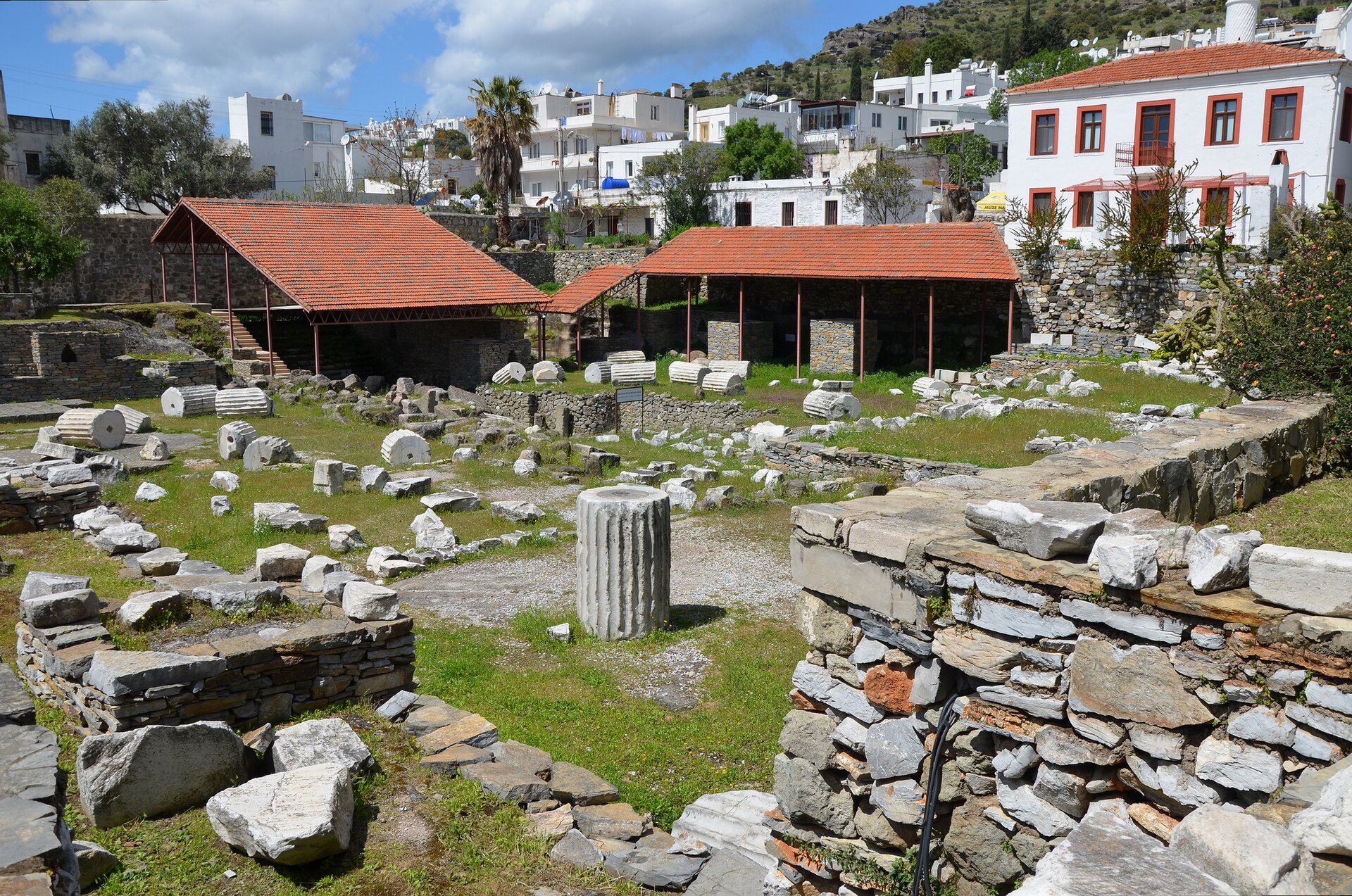 Ruins of the Temple of Zeus at Ancient Olympia